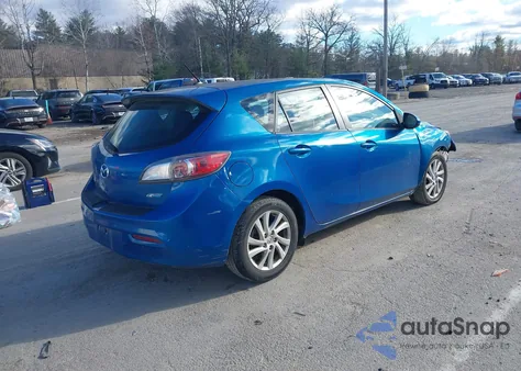 2012 Mazda Mazda3 I Touring z USA, uszkodzony, nr VIN JM1BL1L88C1660177